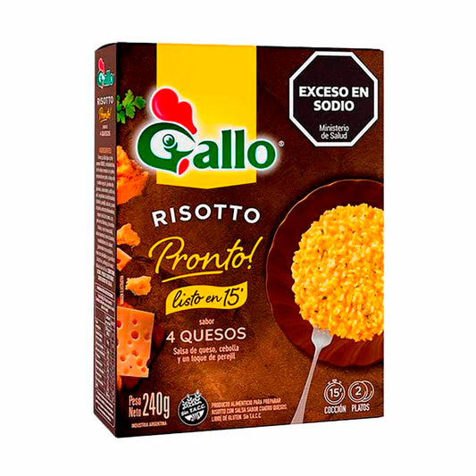 RISOTO GALLO 4 QUESOS 240 Grs