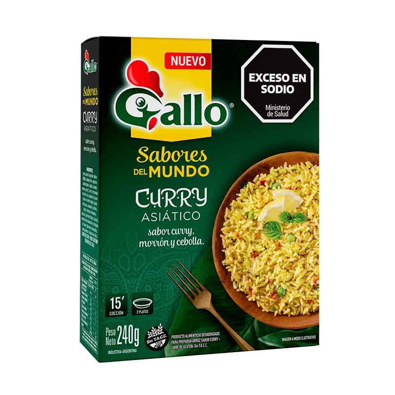 RISOTO GALLO CURRY 240 Grs