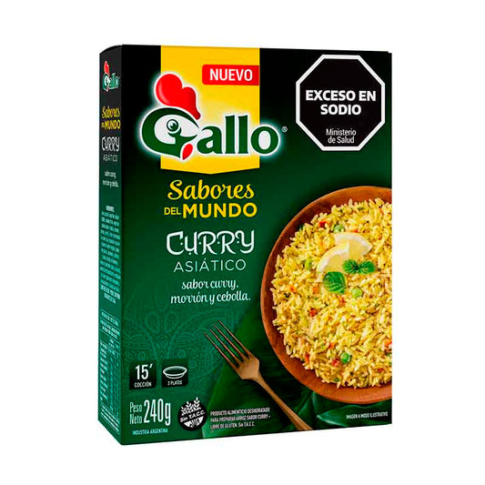 RISOTO GALLO CURRY 240 Grs