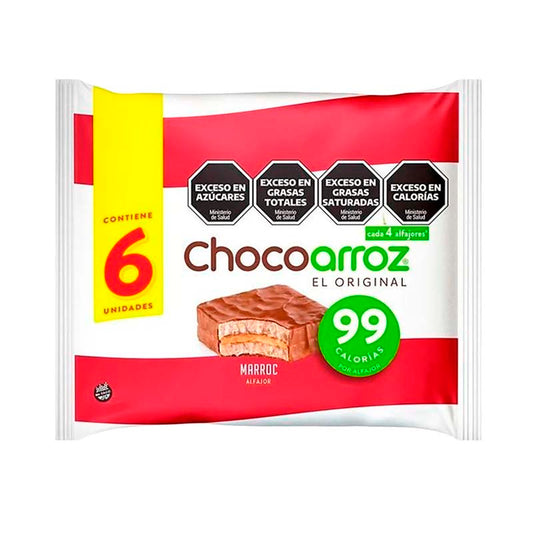 ALFAJOR CHOCOARROZ MARROC 6 Un.