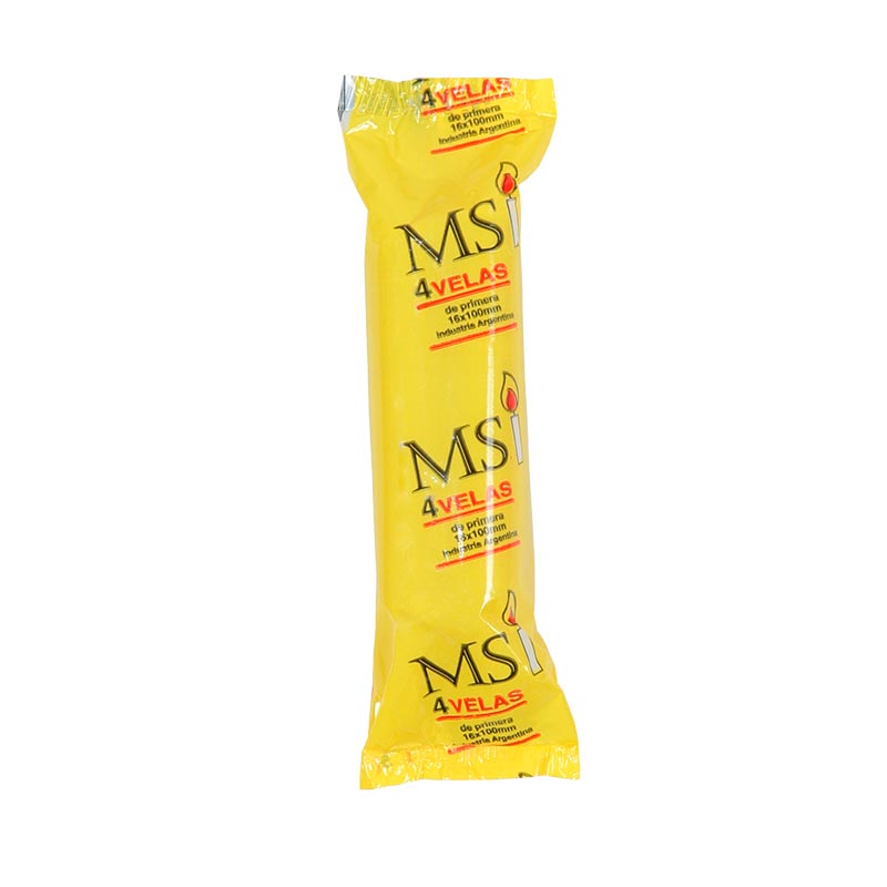 VELA MS 15X100mm 4 Un.
