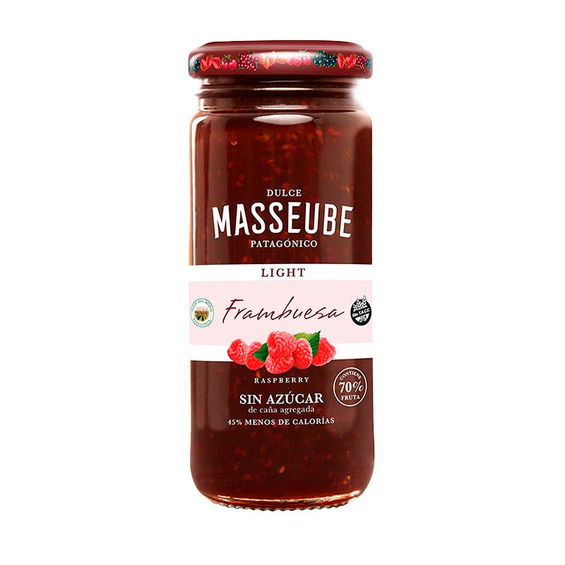 MERM. LIGHT MASSEUBE FRAMBUESA 260 Grs