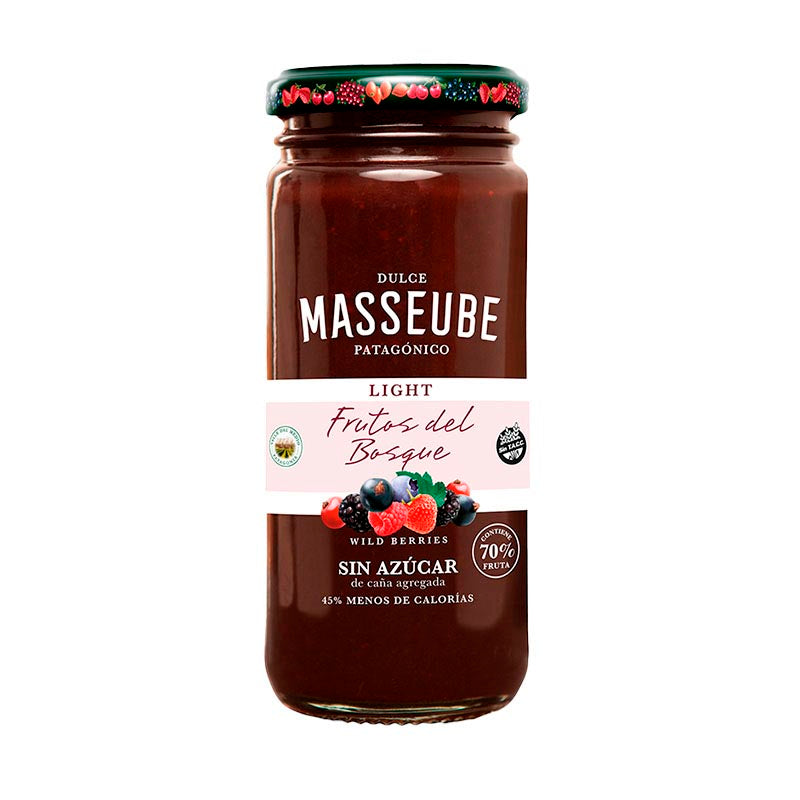 MERM. LIGHT MASSEUBE FRUTOS DEL BOSQUE 260 Grs