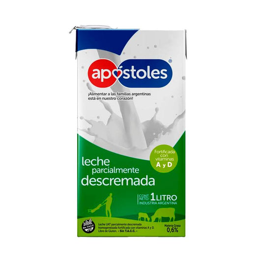LECHE APOSTOLES DESCREMADA 1 Lt.