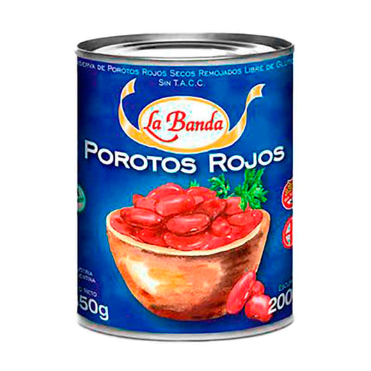 POROTO COLORADO LA BANDA LATA 350 Grs