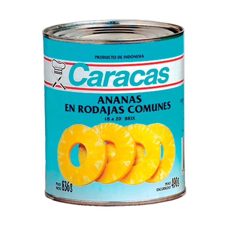 ANANA CARACAS EN RODAJAS 836 Grs