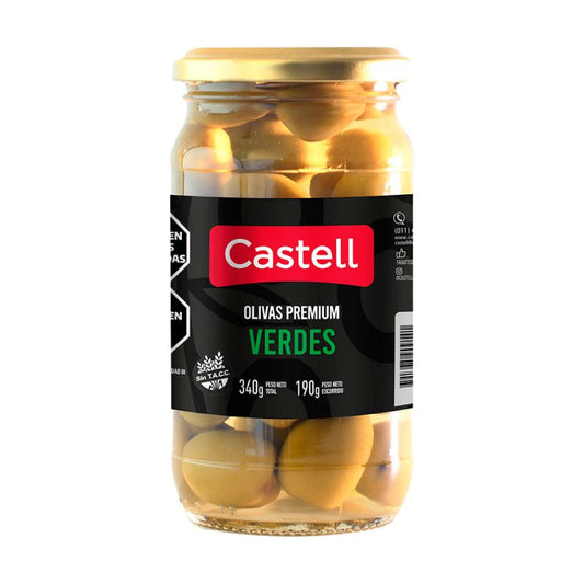 ACEITUNA CASTELL FR.VERDE 190 Grs