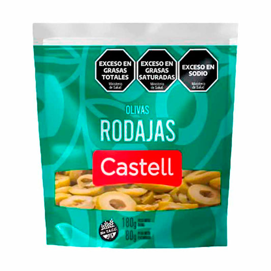 ACEITUNA CASTELL RODAJA 70 Grs