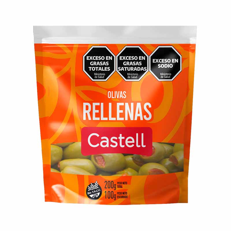 ACEITUNA CASTELL RELLENA 90 Grs