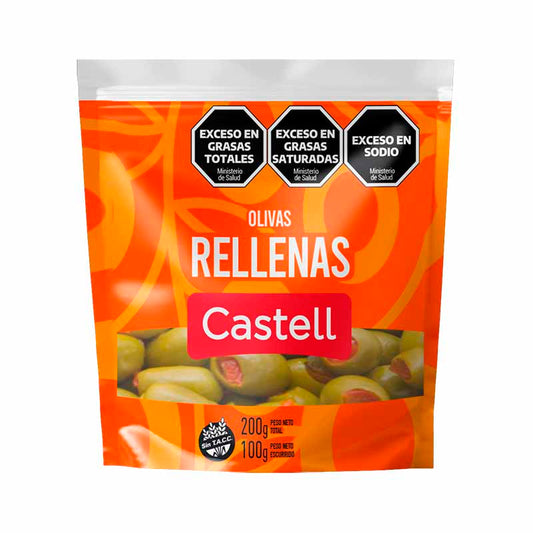 ACEITUNA CASTELL RELLENA 90 Grs