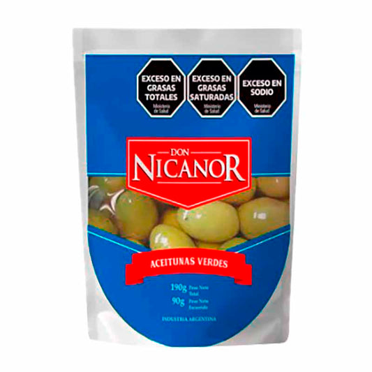 ACEITUNA DON NICANOR VERDE 90 Grs