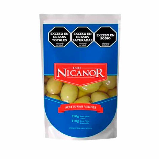 ACEITUNA DON NICANOR VERDE 170 Grs