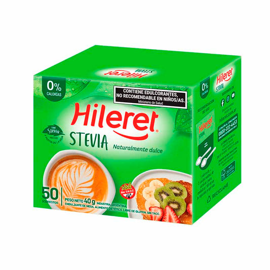 EDULCORANTE HILERET Stevia 50 Un.