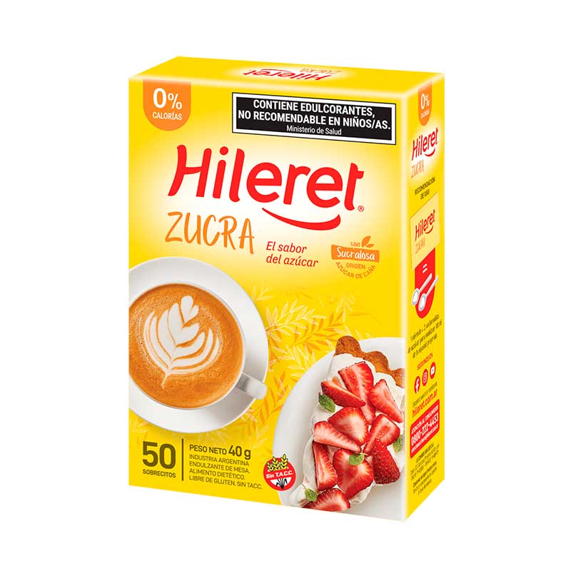 EDULCORANTE HILERET Zucra 50 Un.