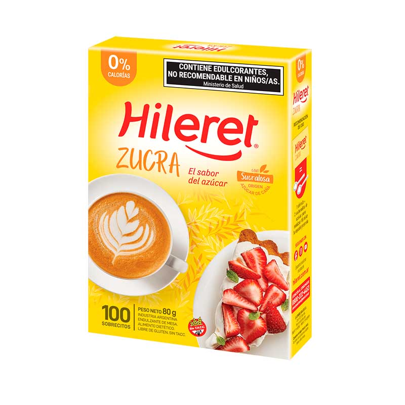 EDULCORANTE HILERET Zucra 100 Un.