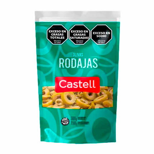 ACEITUNA CASTELL RODAJA 140 Grs