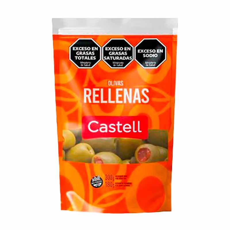 ACEITUNA CASTELL RELLENA 170 Grs