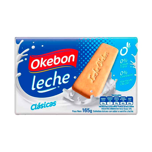 GALLETITA OKEBON LECHE 165 Grs