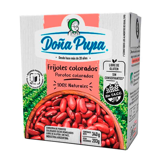 POROTO DO�A PUPA COLORADO 340 Grs