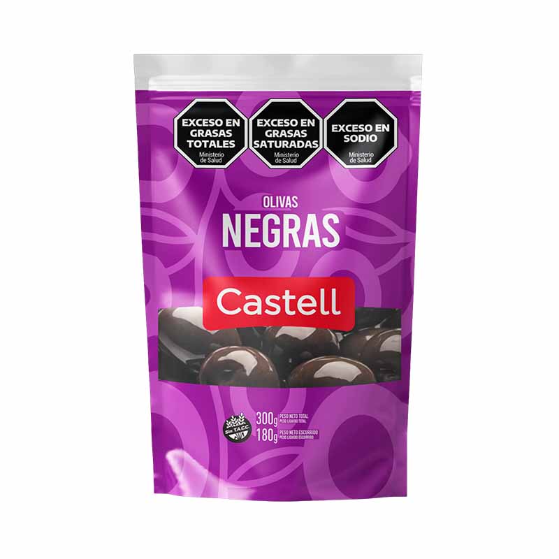 ACEITUNA CASTELL NEGRA 170 Grs