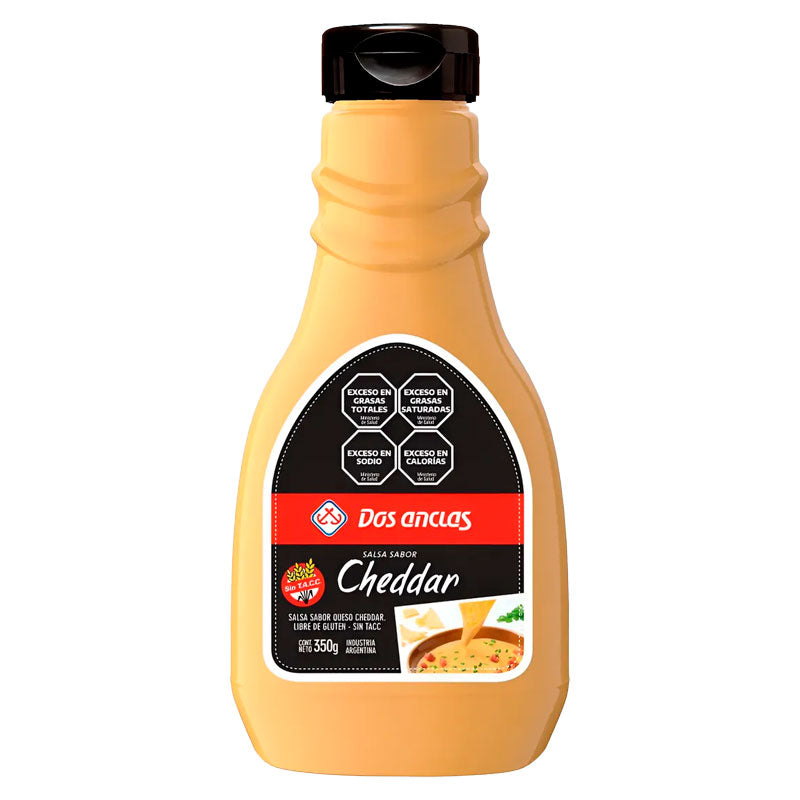 SALSA DOS ANCLAS CHEDDAR 350 CC.