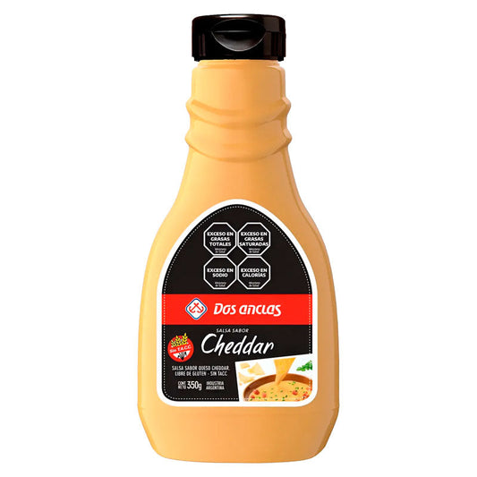 SALSA DOS ANCLAS CHEDDAR 350 CC.