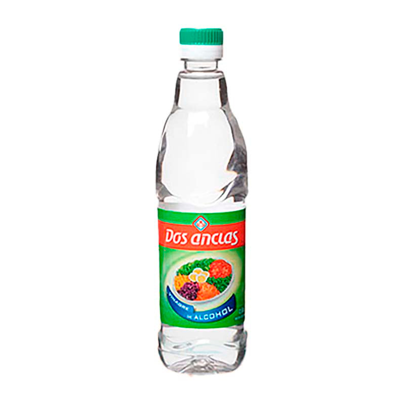VINAGRE DOS ANCLAS ALCOHOL 500 CC.