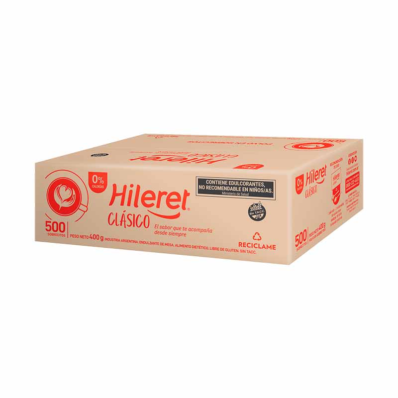EDULCORANTE HILERET Clasico 500 Un.