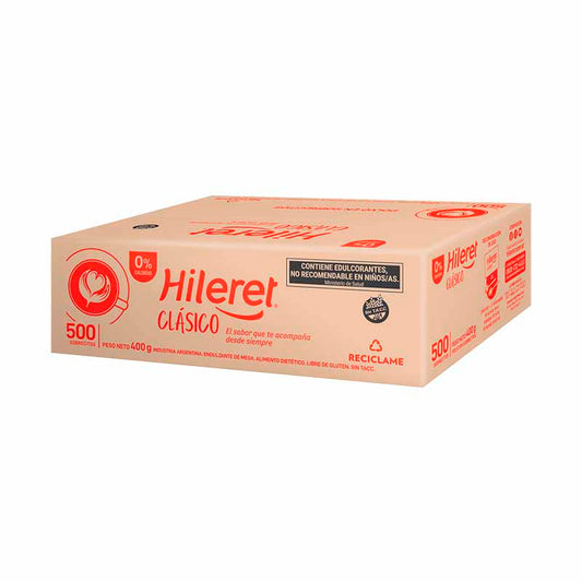 EDULCORANTE HILERET Clasico 500 Un.