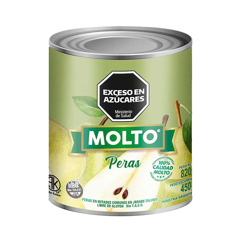 PERAS MOLTO 820 Grs