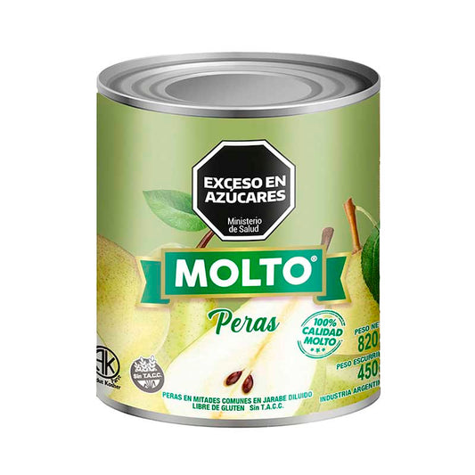 PERAS MOLTO 820 Grs