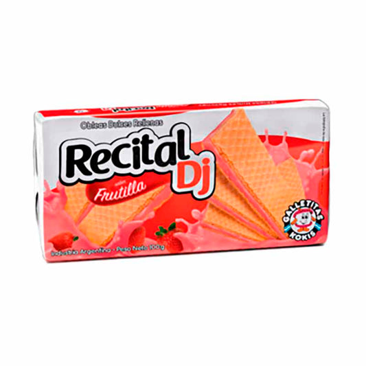 OBLEA RECITAL DJ FRUTILLA 100 Grs