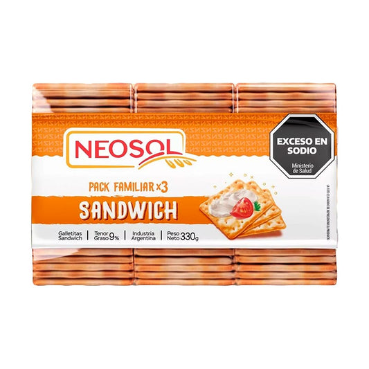 GALLETITA NEOSOL SANDWICH 330 Grs