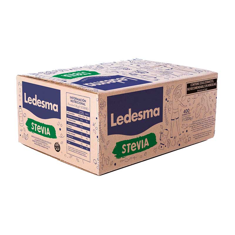 EDULCORANTE LEDESMA STEVIA 400 Un.