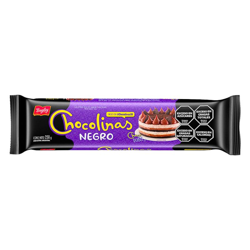 GALLETITA CHOCOLINAS NEGRA 258 Grs