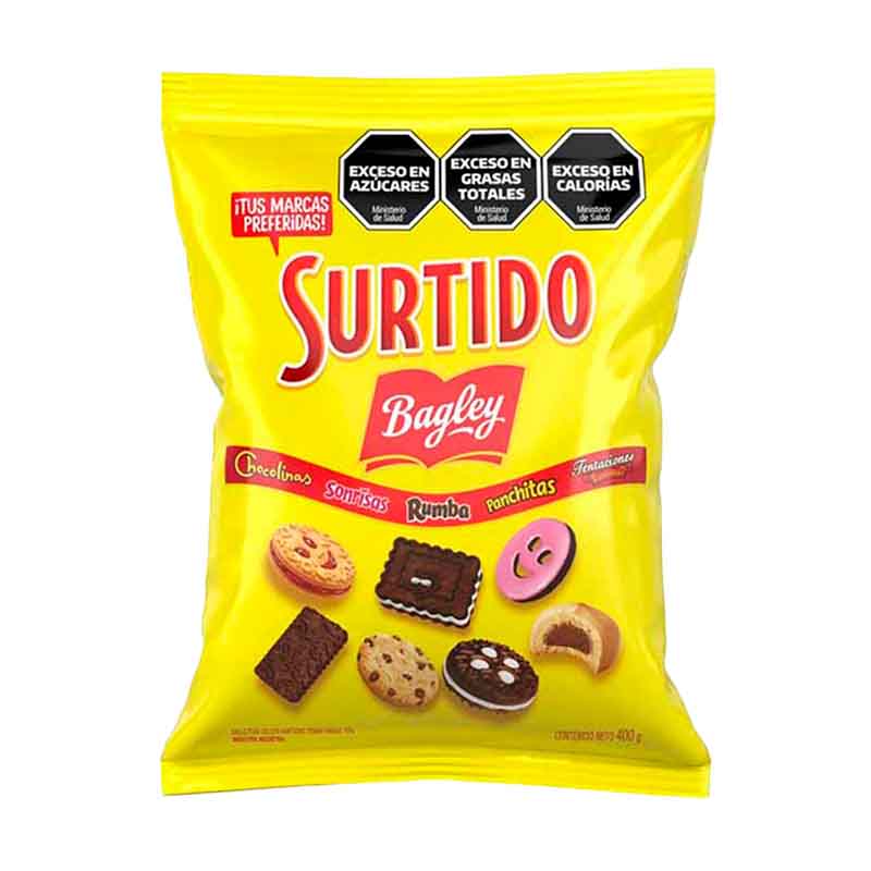GALLETITA BAGLEY SURTIDO 398 Grs