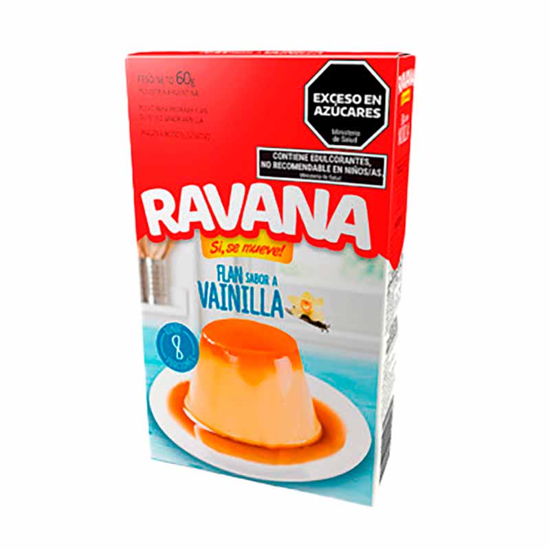 FLAN RAVANA VAINILLA 60 Grs