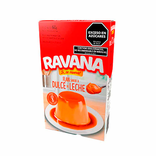 FLAN RAVANA DCE. LECHE 60 Grs