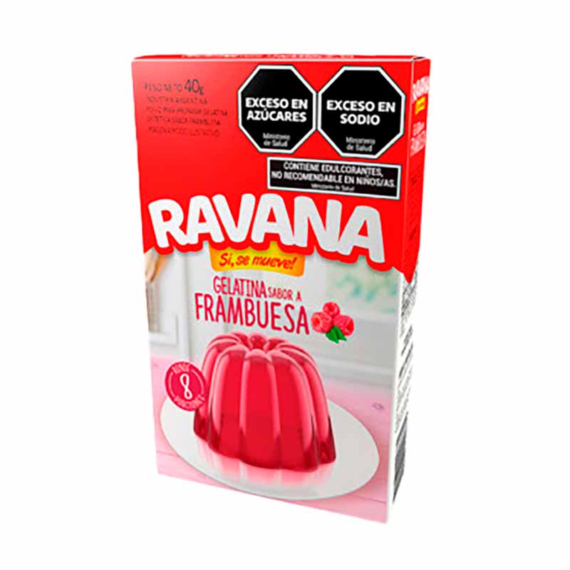 GELAT. RAVANA FRAMBUESA 50 Grs