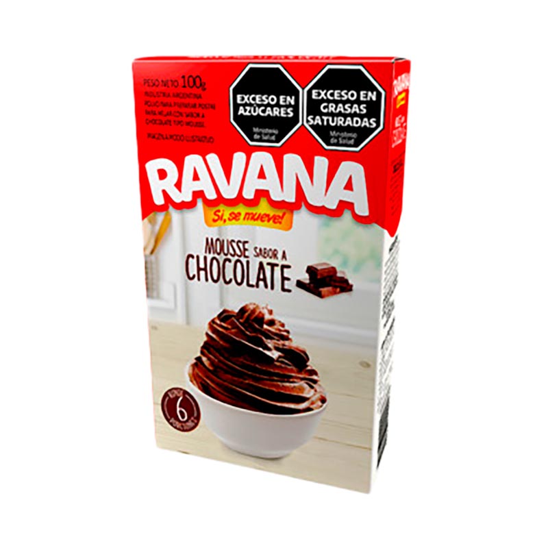 MOUSSE RAVANA CHOCOLATE 100 Grs