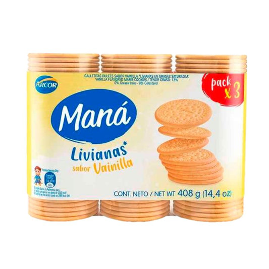 GALLETITA MANA VAINILLA 3x136 Grs