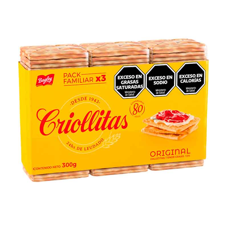 GALLETITA CRIOLLITAS 300 Grs