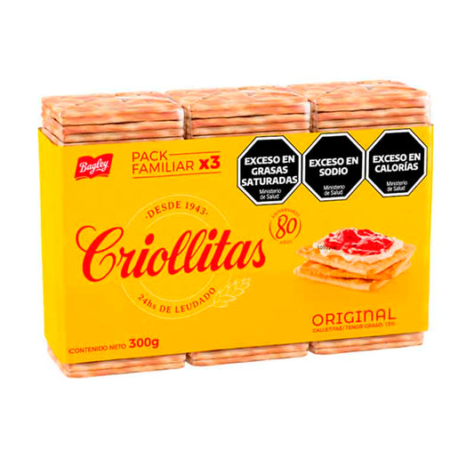 GALLETITA CRIOLLITAS 300 Grs