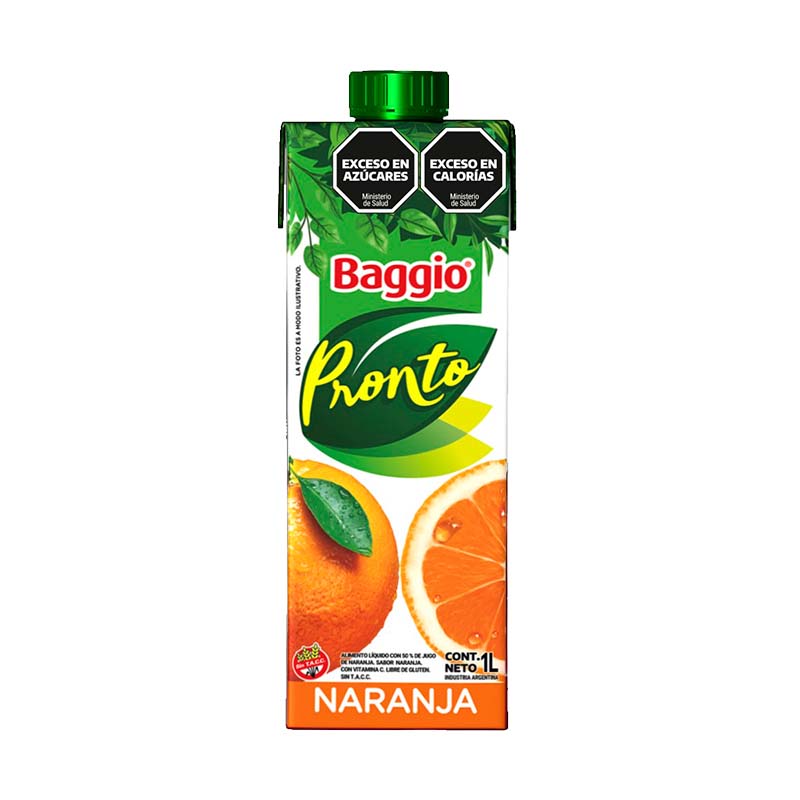 JUGO BAGGIO NARANJA 1 Lt.