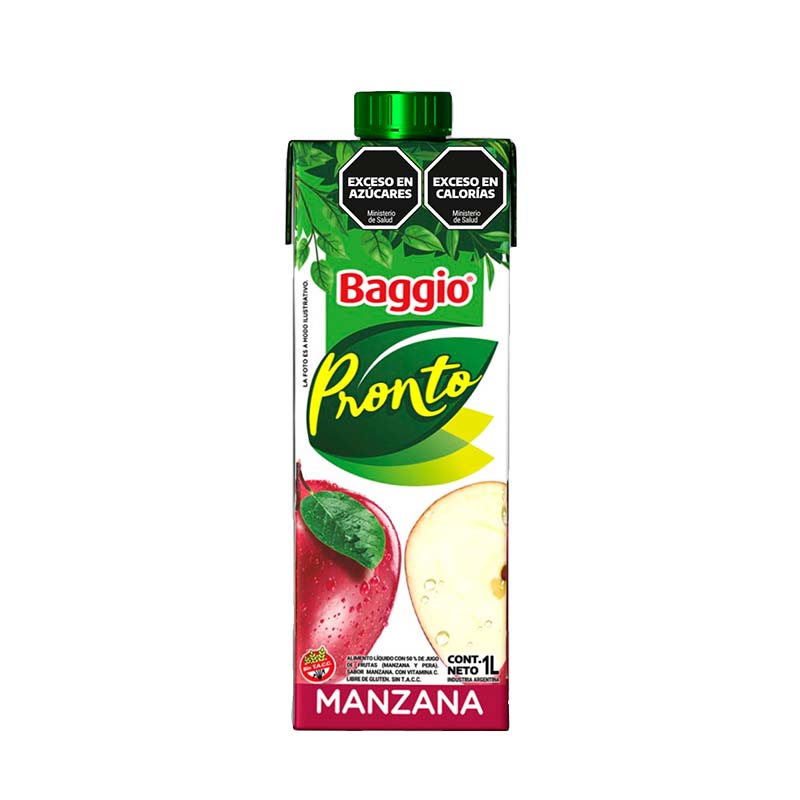 JUGO BAGGIO MANZANA 1 Lt.