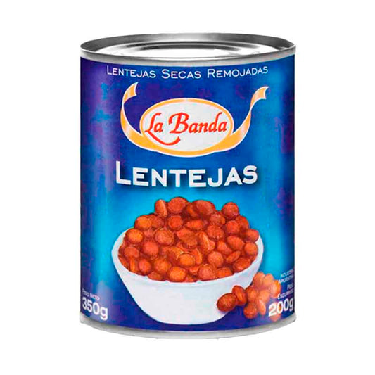 LENTEJA LA BANDA LATA 350 Grs