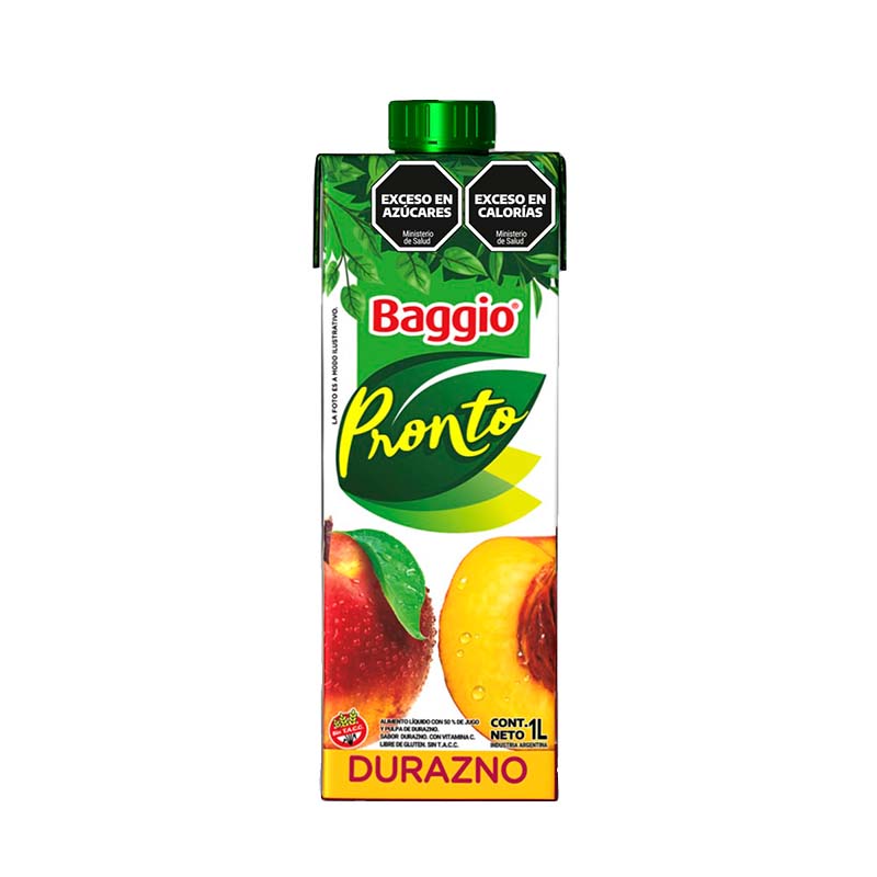 JUGO BAGGIO DURAZNO 1 Lt.
