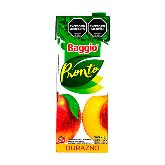 JUGO BAGGIO DURAZNO 1.5 Lt.