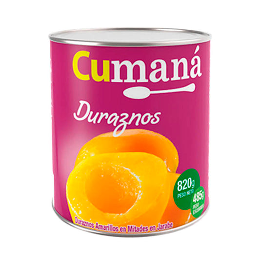 DURAZNO CUMANA MITADES 820 Grs