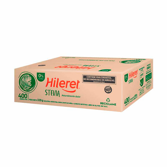 EDULCORANTE HILERET Stevia 400 Un.